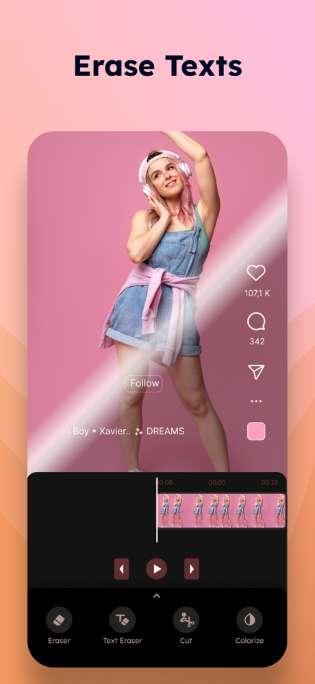 CutVibe: Video Object Eraser screenshot 2
