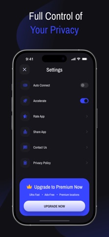 OrynxVPN – Fast & Secure VPN iPhone screenshot