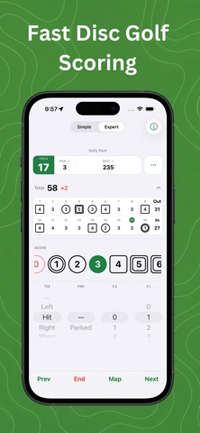 Disc Golf Scorecard + Stats Screenshot 3 of 10