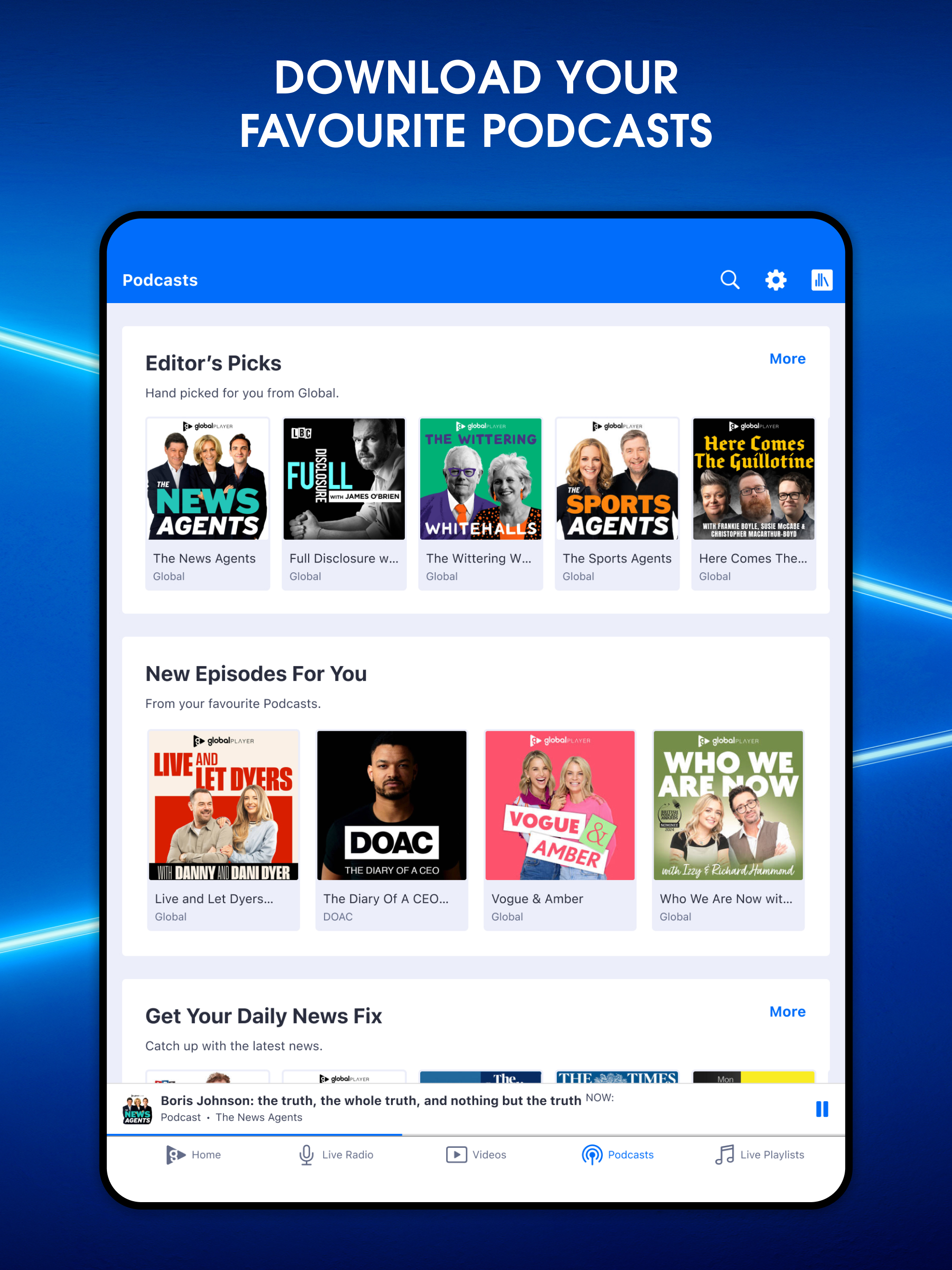 Global Player Radio & Podcasts screenshot 14