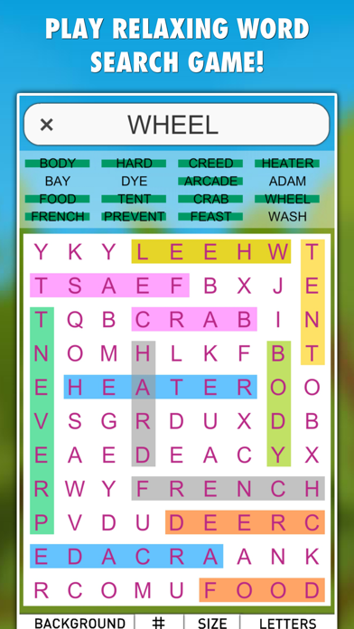 Screenshot #1 pour The Word Search Games