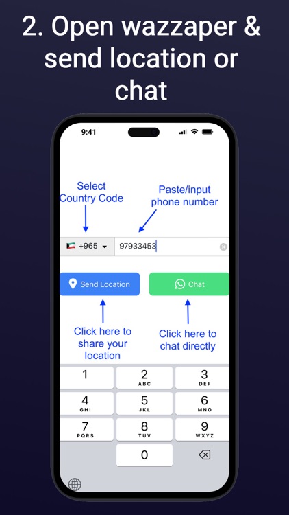 Wazzaper: share your location