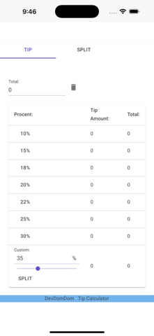 Tip and Split Bills screenshot