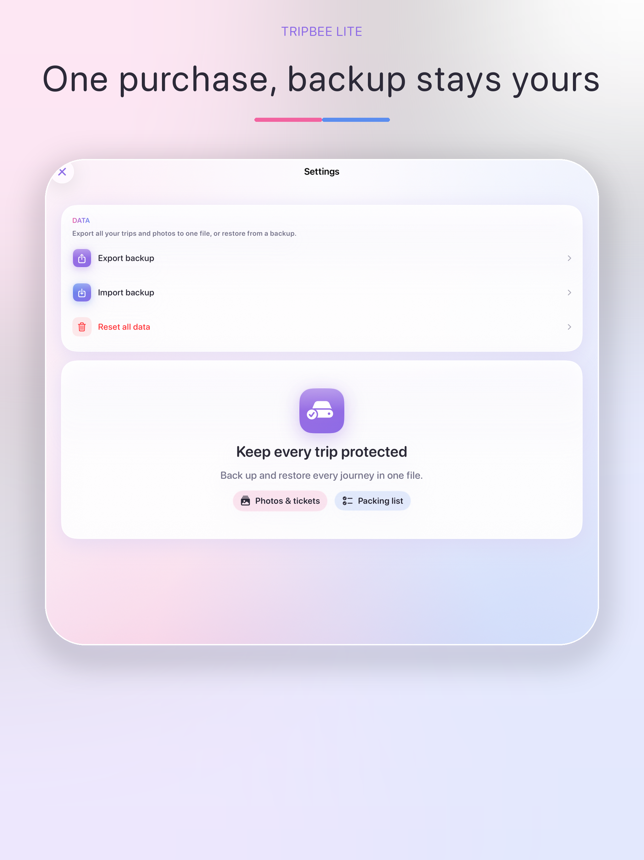 TripBee Lite: Trip Planner screenshot 20