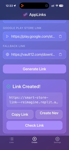 AppLink Generator Screenshot 1 of 4