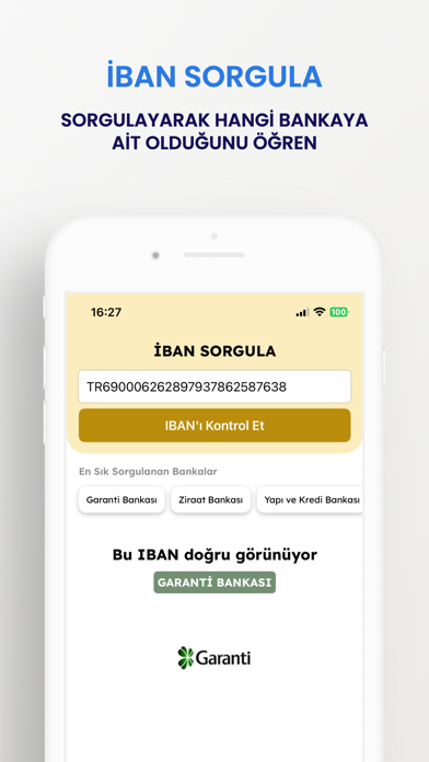 ibanıma: kolay iban yönetimi Screenshot