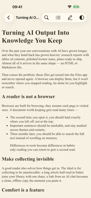 SuiRead: HTML Reader screenshot 4