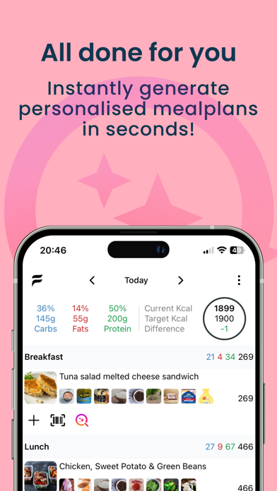 FlexiFact: Calorie Deficit App Screenshot