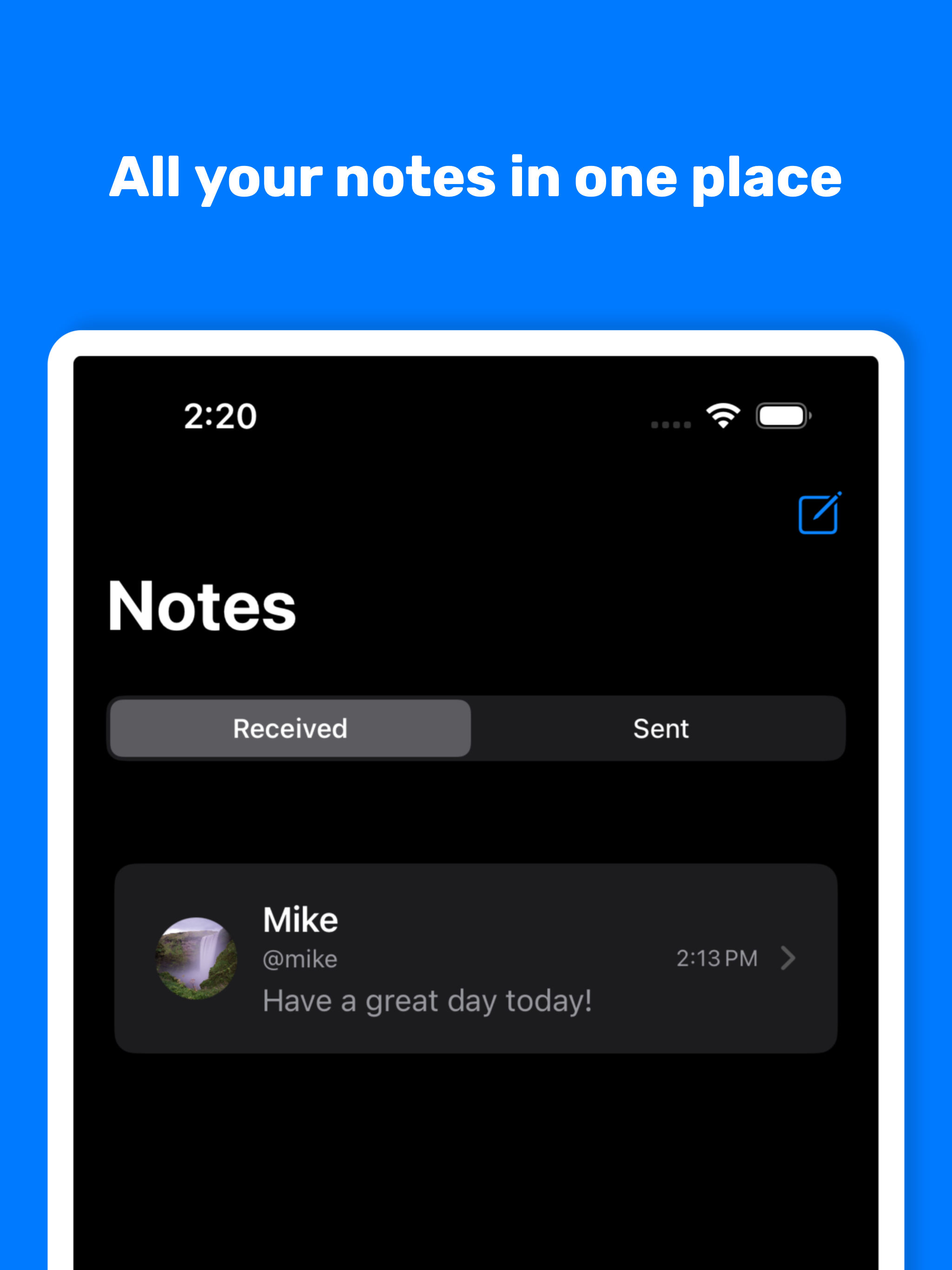 Pinned: Notes to Friends