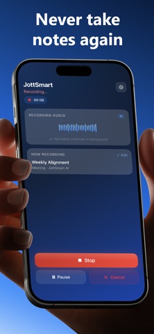 JottSmart: Record & Transcribe Screenshot 1 of 8