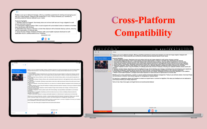 Pastey - Efficient Clipboard