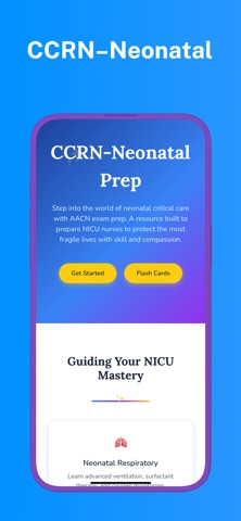 CCRN Neonatal Exam Prep screenshot