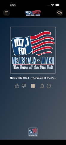 News Talk 107.1 app screenshot