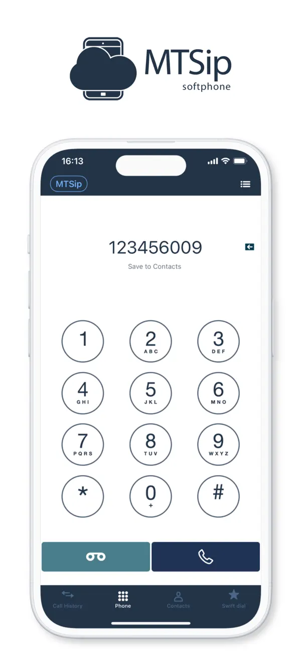 Screenshot #1 pour MTSip