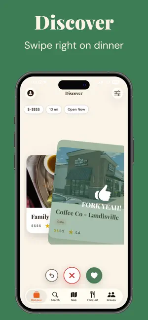 Fork Yeah! Swipe Right to Eat screenshot 1