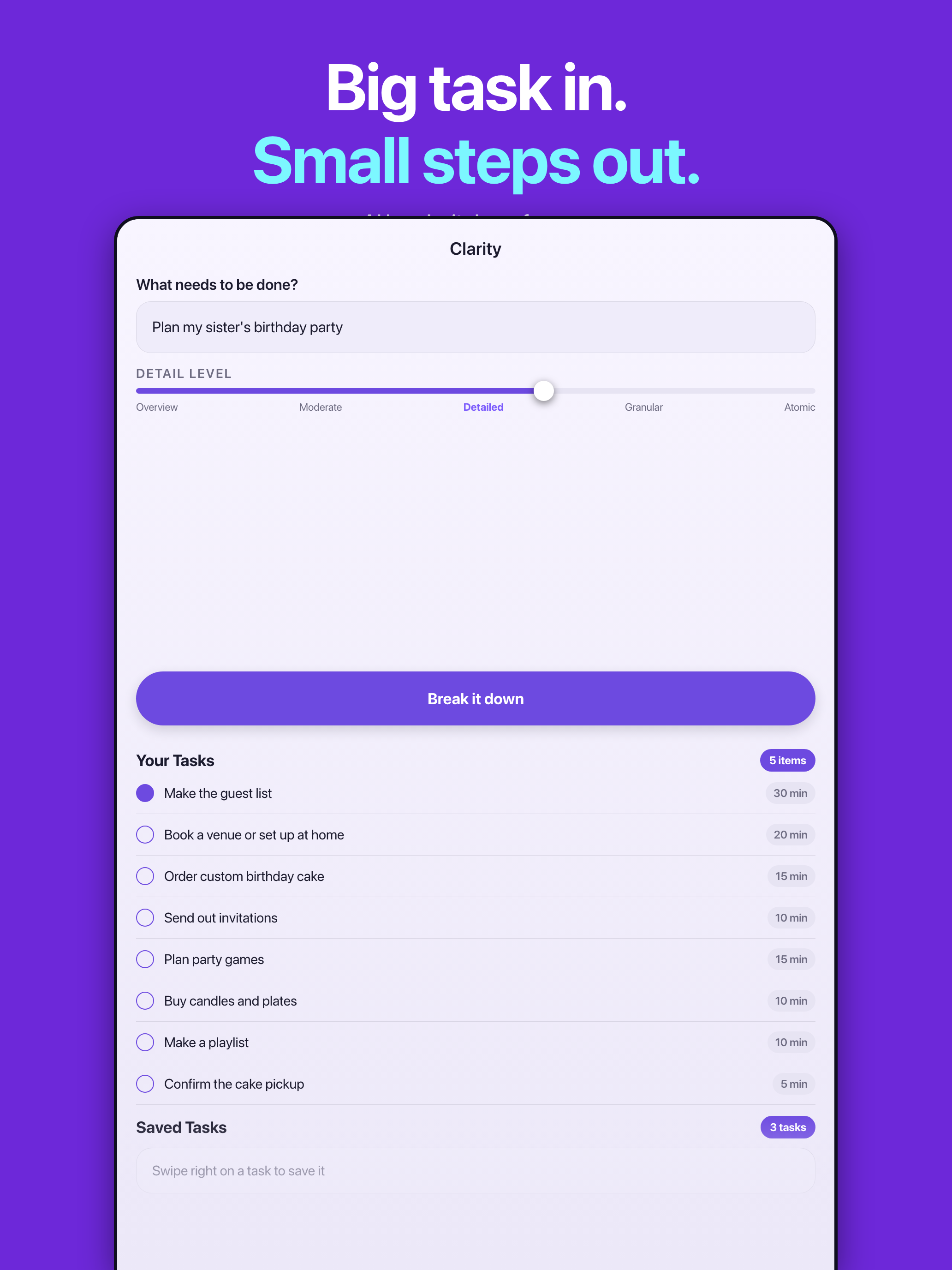 Clarity AI: ADHD Focus & Tasks screenshot 7