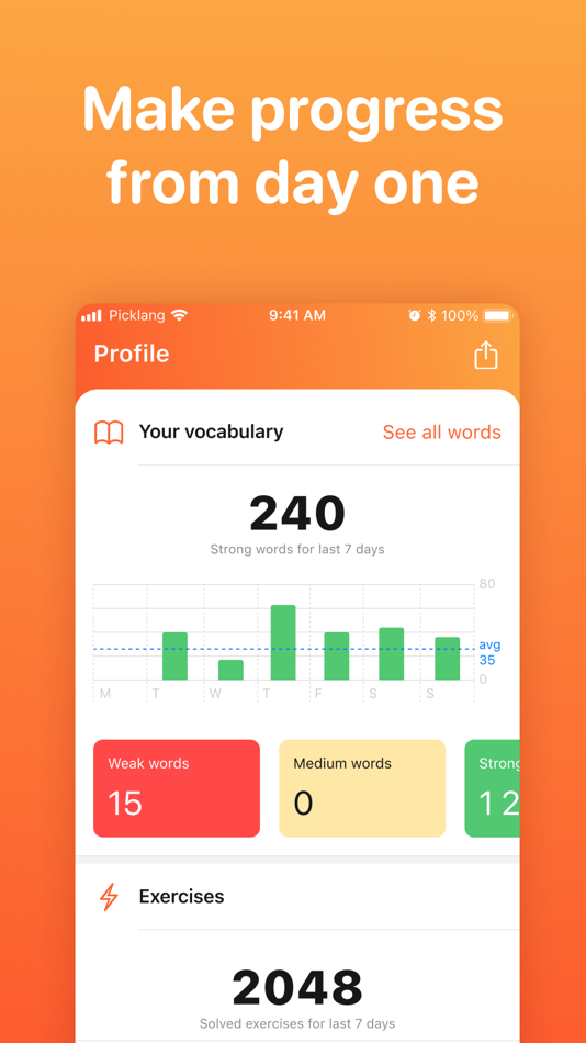 #7. PickLang - Learn Words with AI (iOS) 由: PICKLANG LTD