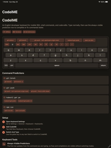 CodeIME app screenshot 2