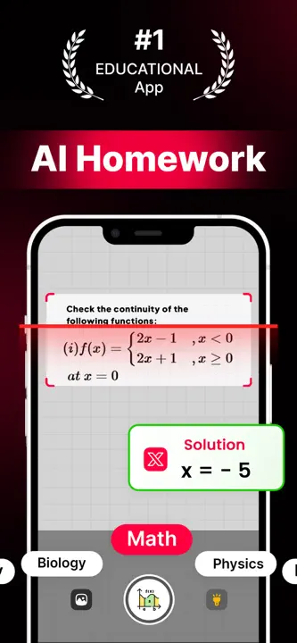 Homework AI: Screenshot 1 von 9