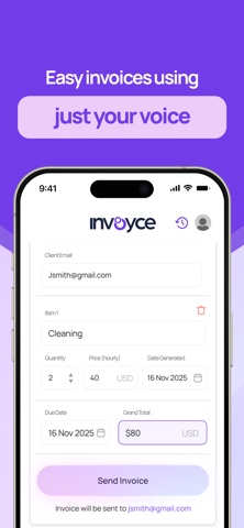 Invoyce — Invoices & Payments iPhone screenshot