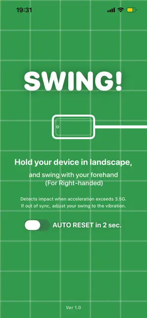 Swing! Tennis Simulator screenshot 1