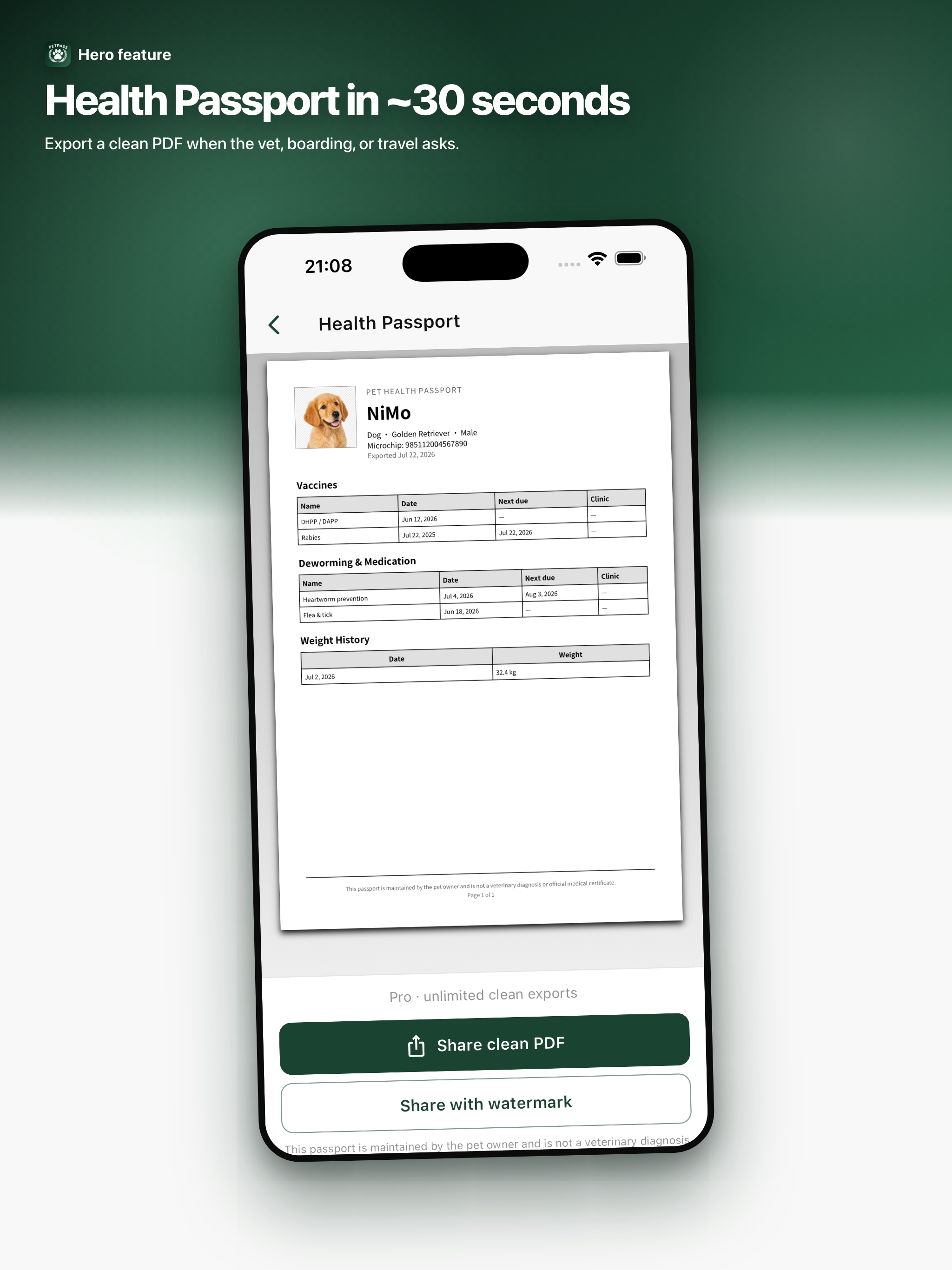 PetPass Health screenshot 7