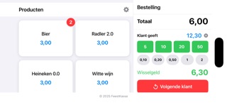 Feestkassa screenshot