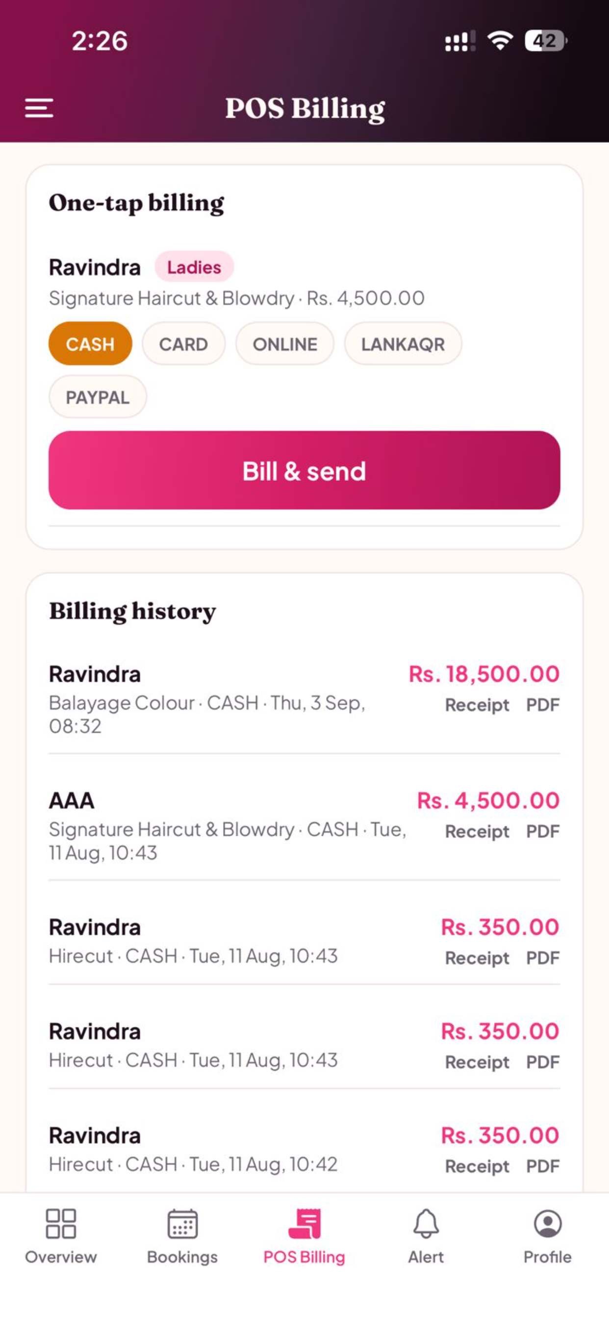 Screenshot 3 of GlamEdge Owner