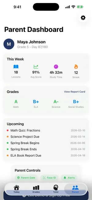AI Grade School: Homeschool screenshot 4