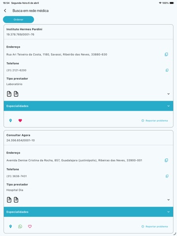 Usisaude iPad screenshot 5