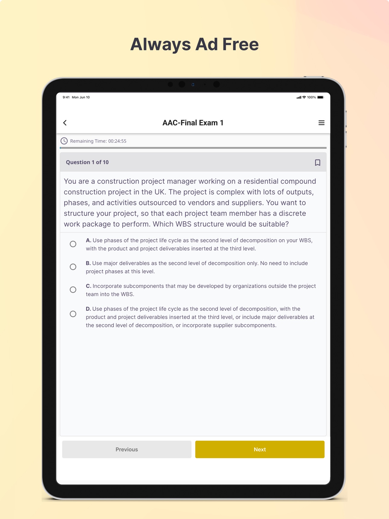 Screenshot 10 of IIBA-AAC Exam Simulator