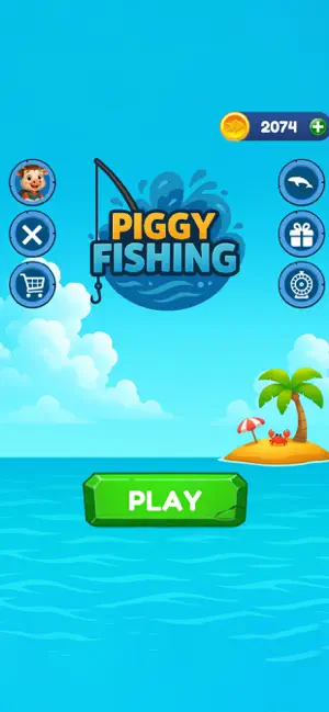 Piggy Fishing Adventure screenshot 1
