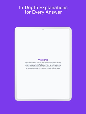 PCCN Prep: Progressive Nurse iPad screenshot