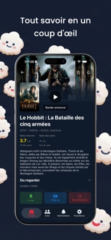 NextWatch: Films Séries Livres screenshot