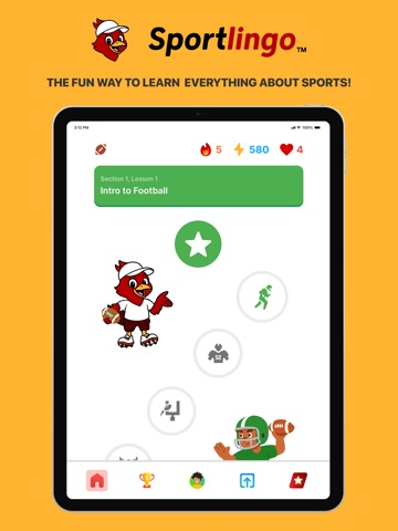 Sportlingo iPad screenshot