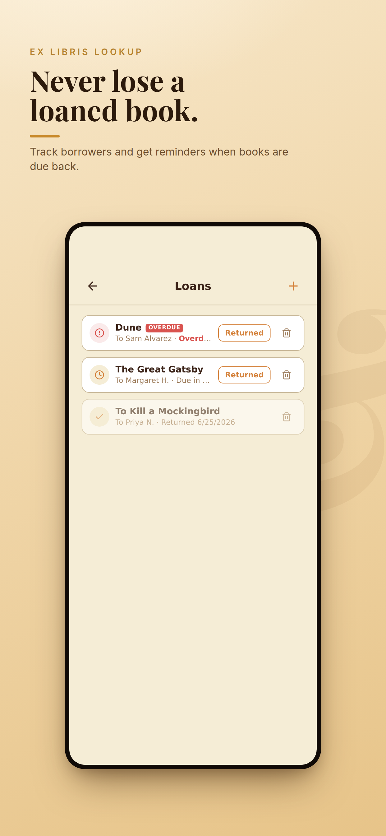 Ex Libris Lookup screenshot 6
