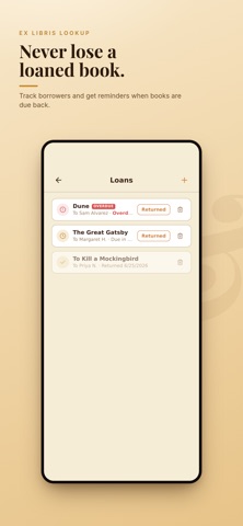 Ex Libris Lookup iPhone screenshot