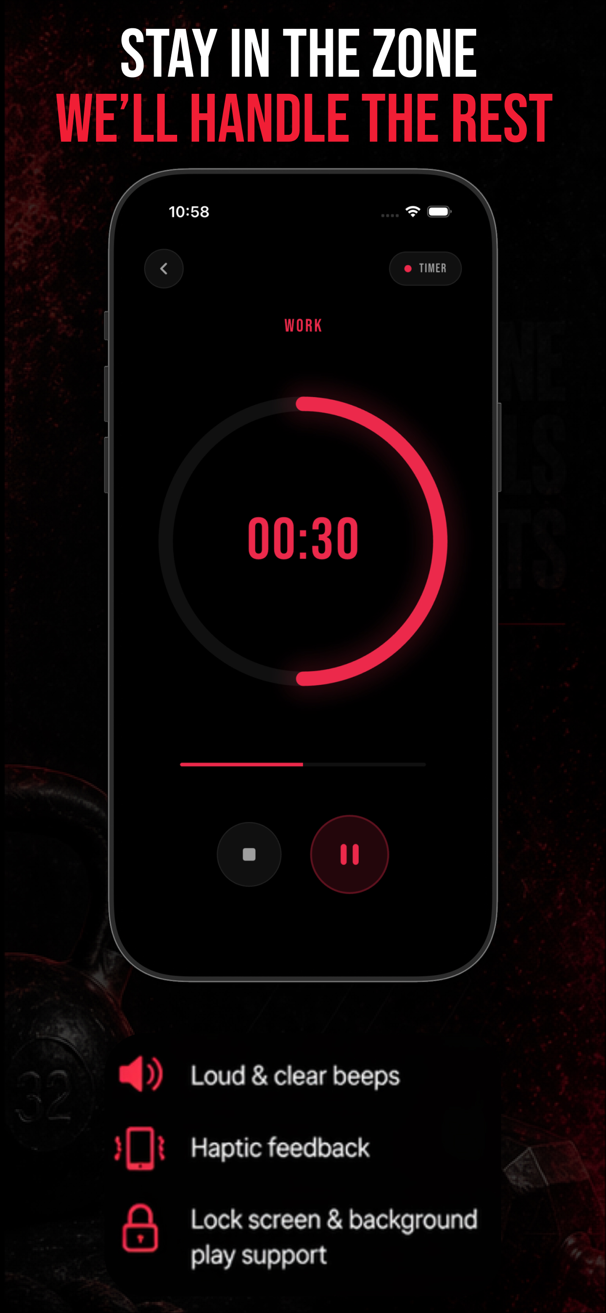 Workout and HIIT Timers : Rift screenshot 3