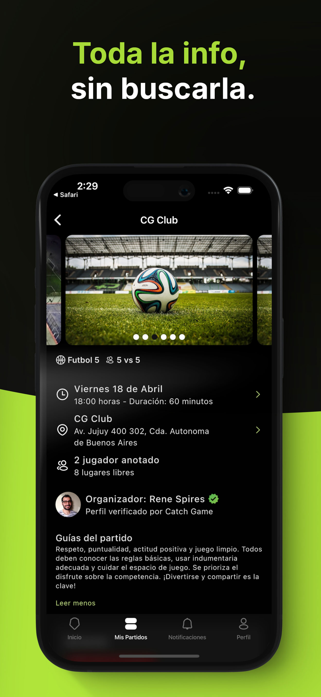 Catch Game: Jugar Fútbol