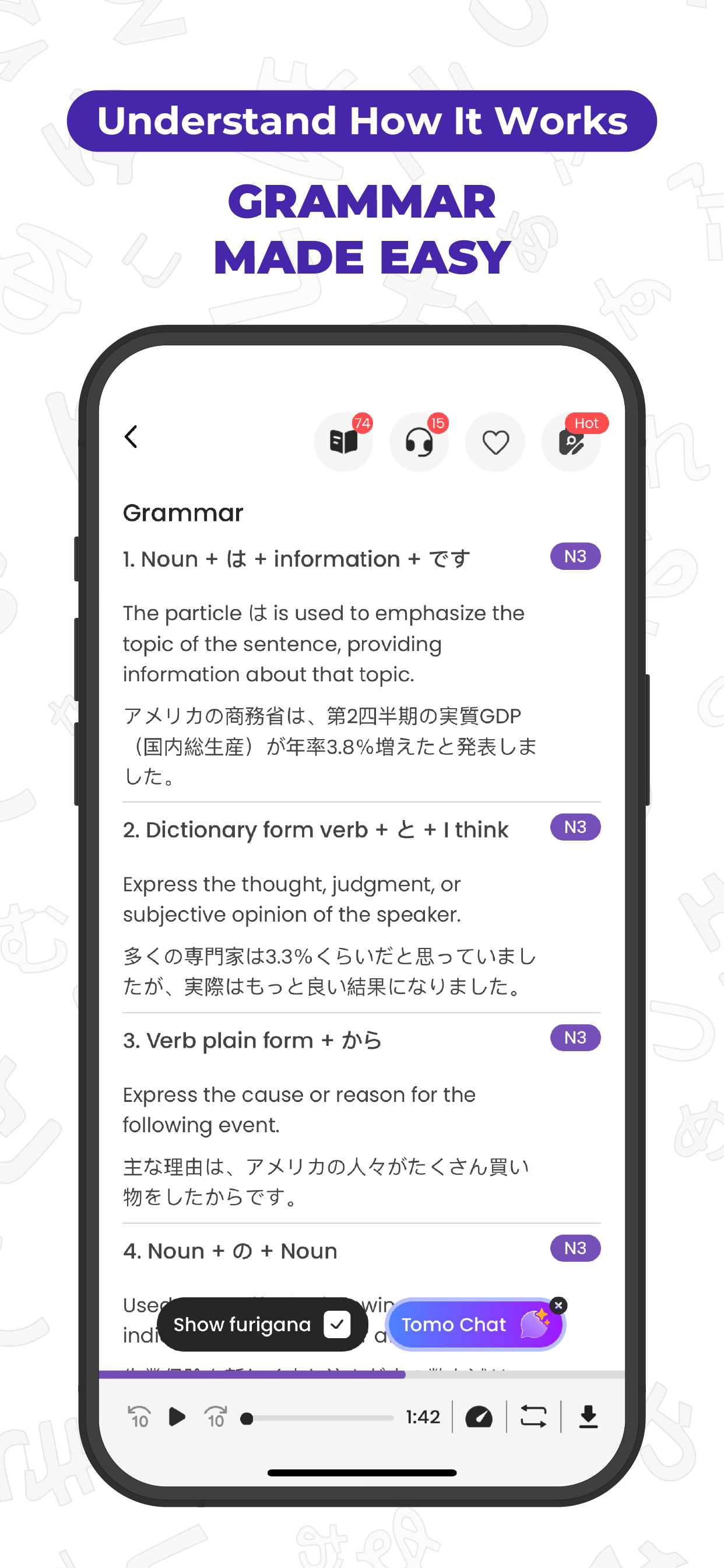 Todaii: Learn Japanese N5-N1 screenshot 8