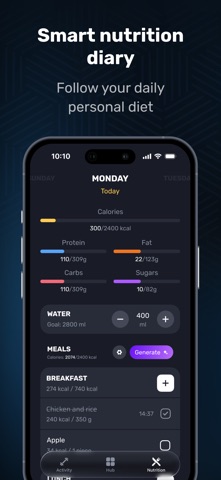 AI Nutrition&Workout - Moveat screenshot