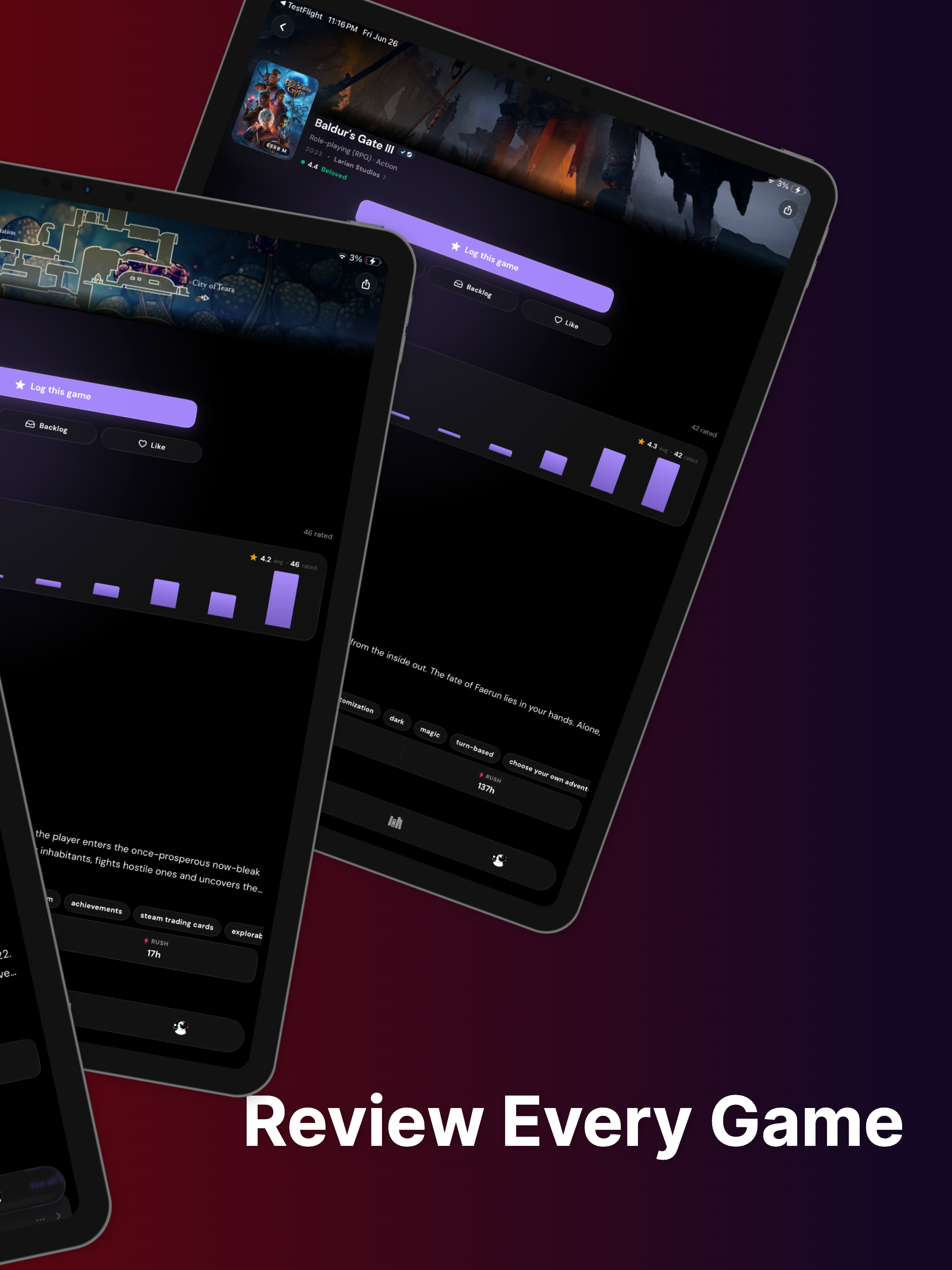 Perthro: Game Tracker & Log screenshot 10