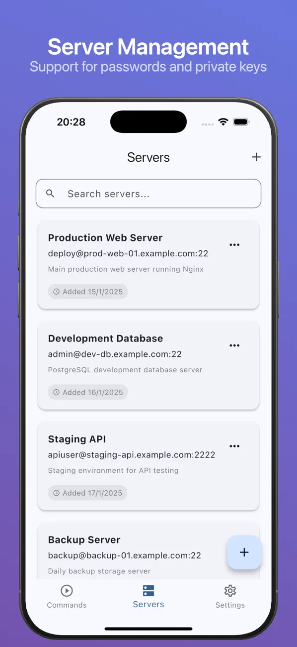 #6. SSH Command Widget (iOS) Door: Andreea Schmid