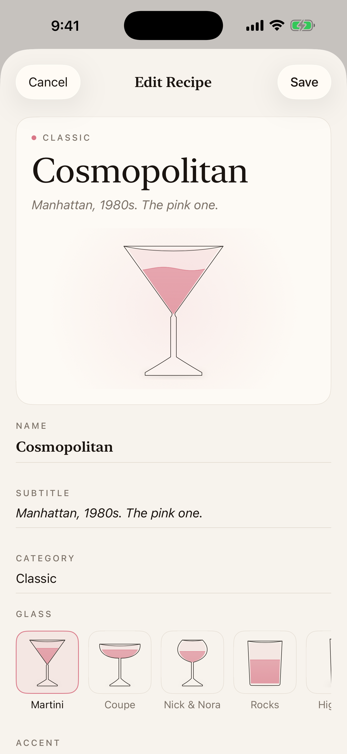 Elixir — Cocktail Recipes screenshot 3