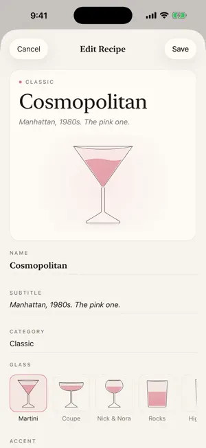 Elixir — Cocktail Recipes screenshot 3