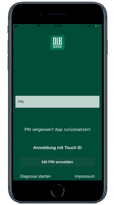 OLB appTAN Screenshot