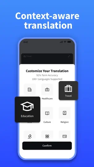 Capture d'écran de Owll Translator：Live Speech sur iPhone 7