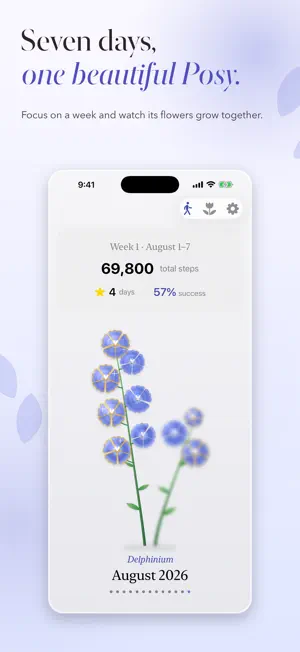 Daily Petal: Step Counter screenshot 4