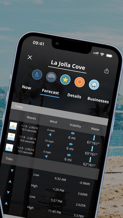 Beaches App Screenshot