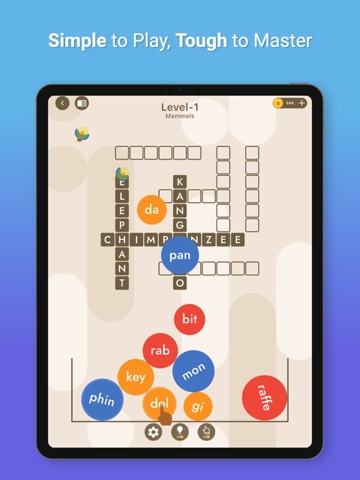 Syllables Game - Circle Words iPad screenshot